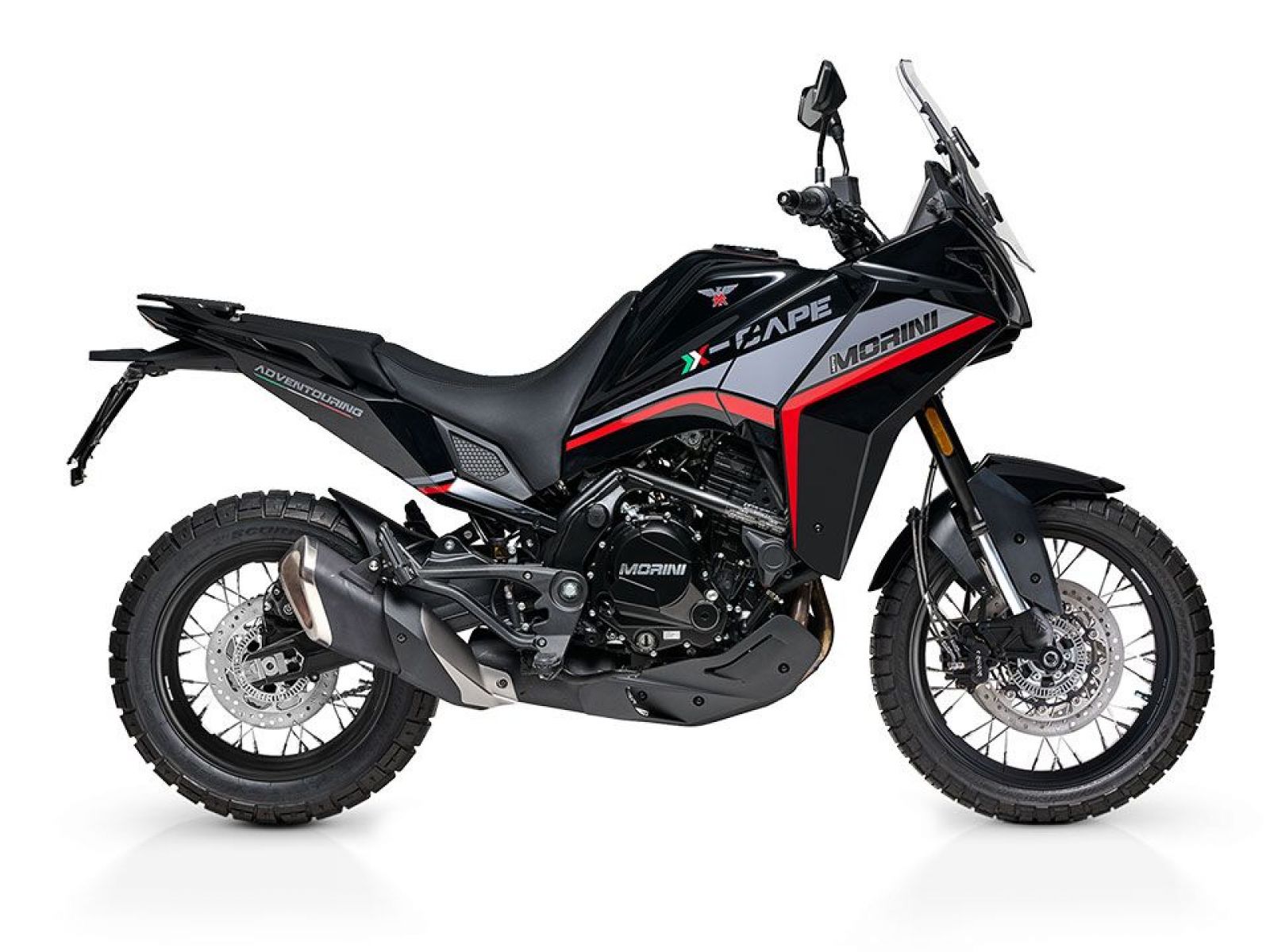 Мотоцикл MOTO MORINI X-CAPE 650 (Golden Spoke Wheels Volcanic Black) 2024